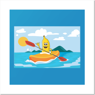 Kayaking makes me happy outdoor sport Posters and Art
